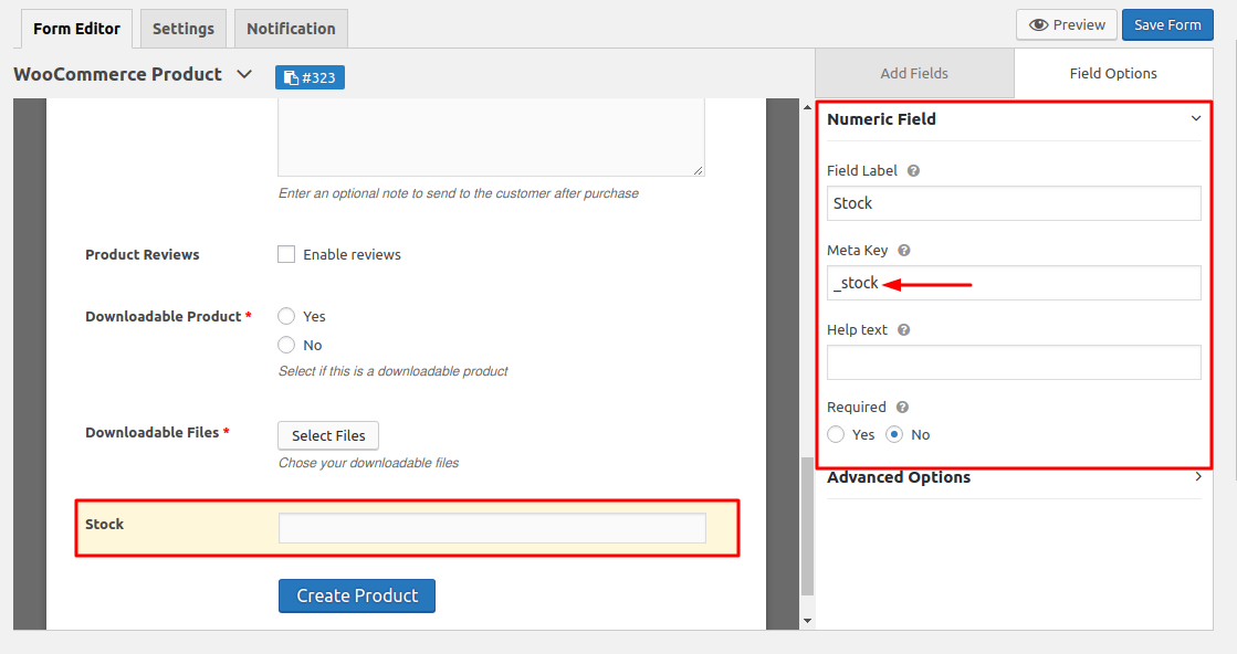 WooCommerce Product Stock Management